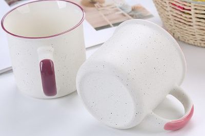 Creative multi-color imitation ceramic enamel mug (5)