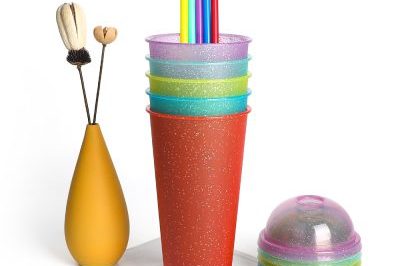 Custom 24oz reusable plastic matt party mug (2)