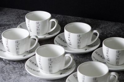 Custom logo cappuccino ceramic coffee mug (4)