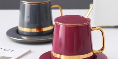 European small luxury ceramic coffee mugs (4)