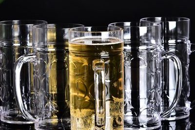 Glass material freezer beer mug for bar (1)