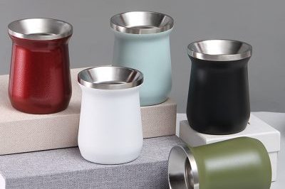 Hammer paint 304 stainless steel vacuum mug (3)