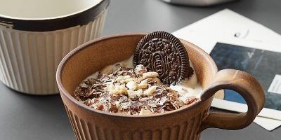 Handmade japanese retro ceramic coffee mugs (2)