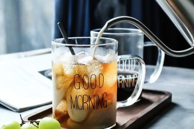 Heat-resistant glass breakfast coffee mu (6)