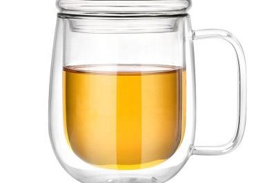 Insulated double wall borosilicate glass mug (3)