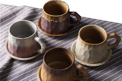 Japanese stoneware afternoon tea ceramic enamel cup (2)