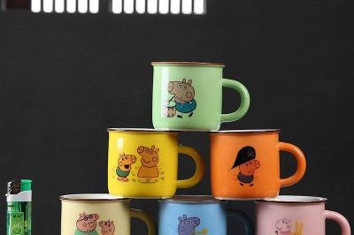 Nostalgic retro revolution ceramic enamel mugs (3)