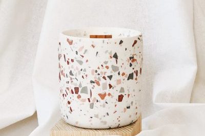 Pattern home goods empty ceramic candle jars (3)