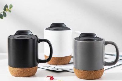 Plastic ice reusable mugs with lids (5)