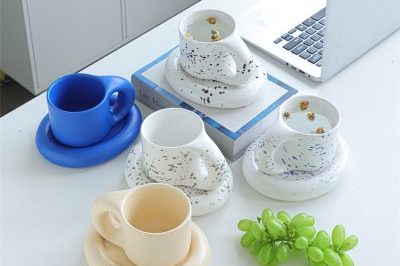 Snordic ins style fat big handle ceramic coffee mug (4)