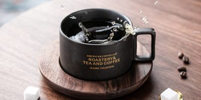 Stylish vintage ceramic coffee mug (3)