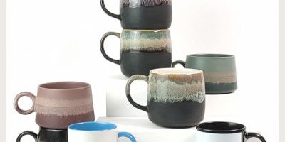 Wholesale custom 18 oz stoneware sublimation ceramic mugs (6)