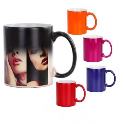 Heat Sensitive Color Changing Ceramic Mug
