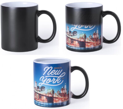 Heat Sensitive Color Changing Ceramic Mug