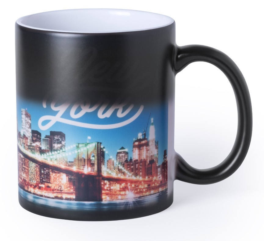 Heat Sensitive Color Changing Ceramic Mug