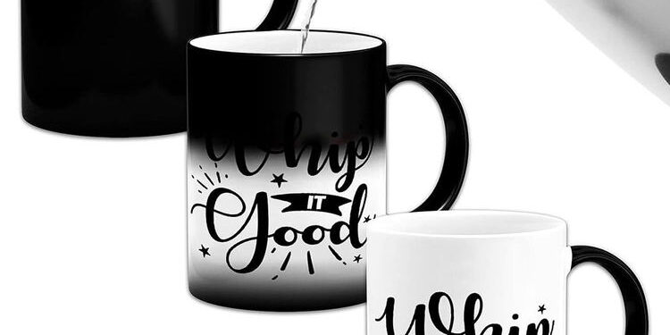 color-change sublimation ceramic mug
