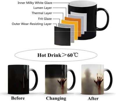 color-change sublimation ceramic mug