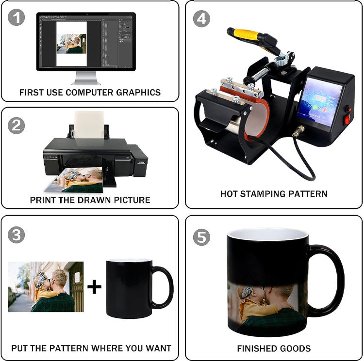 color-change sublimation ceramic mug