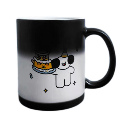ceramic sublimation mug with matching lid