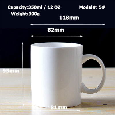 12oz Color Changing Ceramic Magic Mug