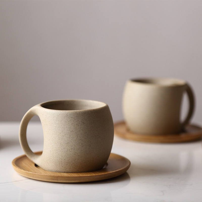 reactive glaze ceramic coffee mug