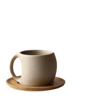 reactive glaze ceramic coffee mug