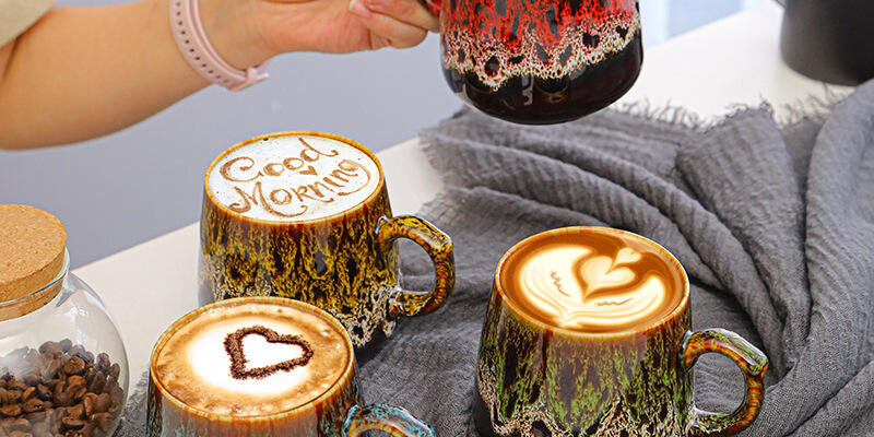 Creative Ceramic Coffee Mug for Couples