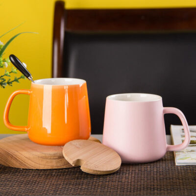 Antique Colored Glaze Ceramic Mug