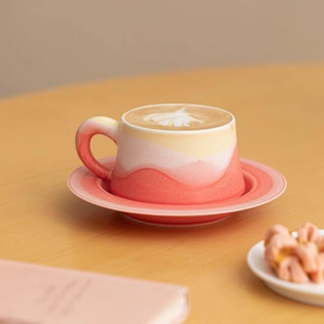 Classic gradient ceramic mug