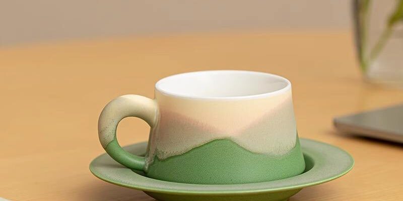 Classic gradient ceramic mug
