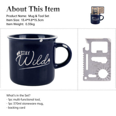 Enamel Imitation Ceramic Camp Mug