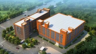 Ceramic mug factory exterior and production workshop