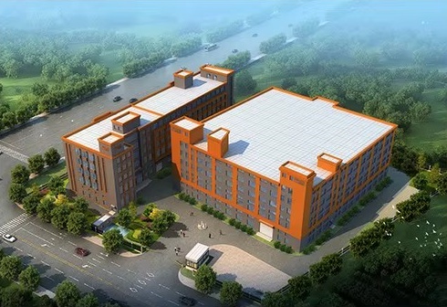 Ceramic mug factory exterior and production workshop