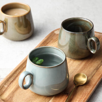 retro kiln change craft ceramic coffee cup
