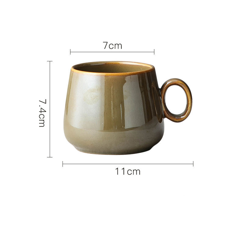 retro kiln change craft ceramic coffee cup