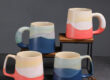 12–14oz ceramic coffee mugs set