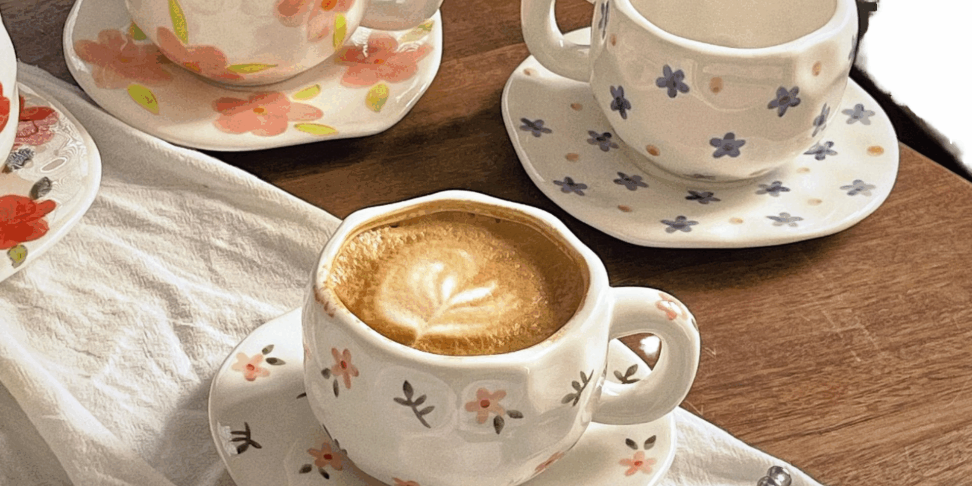 light-luxury ceramic cup & saucer