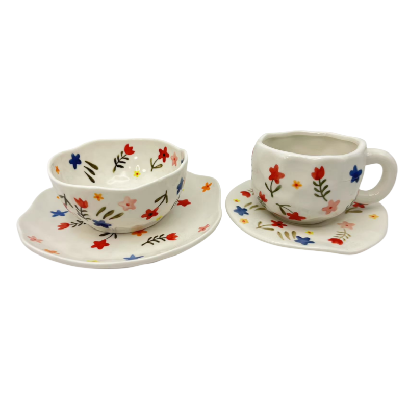 light-luxury ceramic cup & saucer