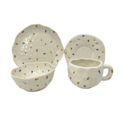 light-luxury ceramic cup & saucer