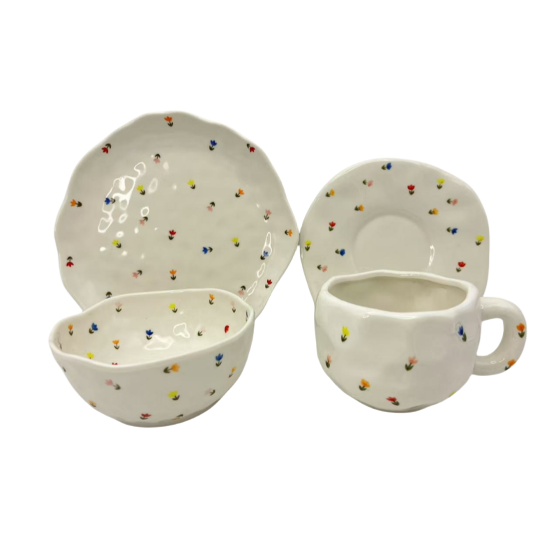 light-luxury ceramic cup & saucer