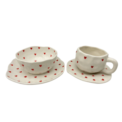 light-luxury ceramic cup & saucer