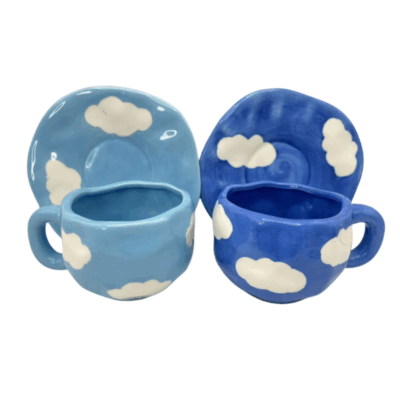 light-luxury ceramic cup & saucer