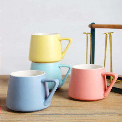 ceramic coffee mug with creative design
