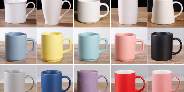 ceramic coffee mug with creative design