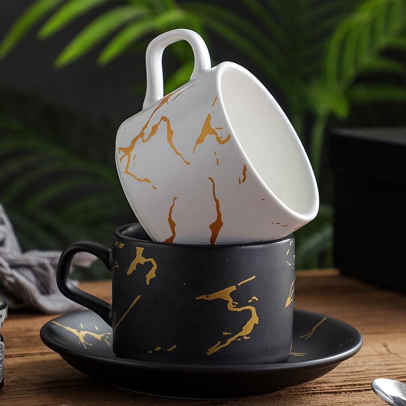220cc porcelain coffee cup & saucer