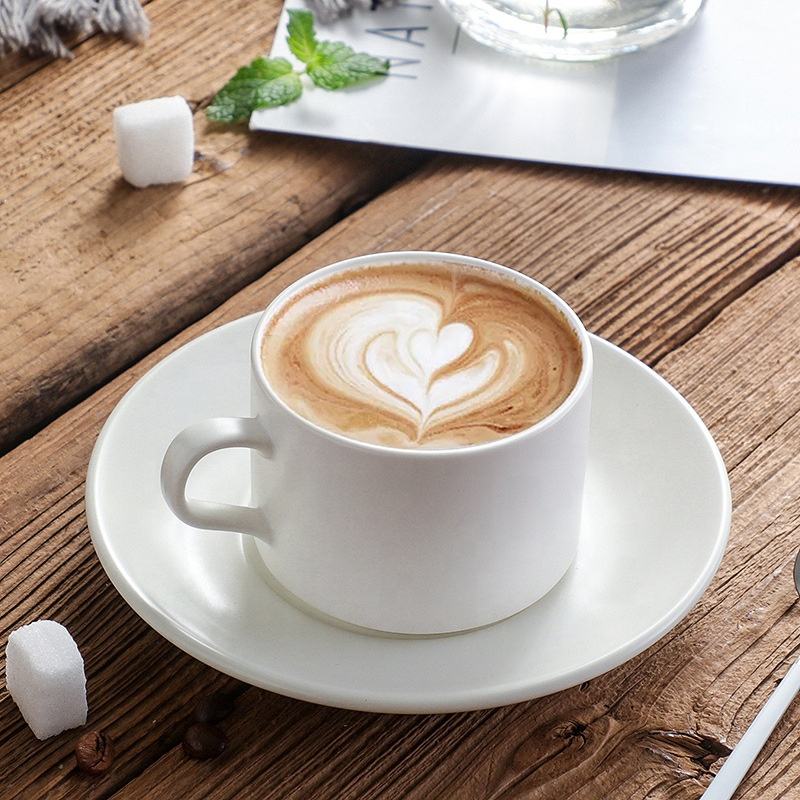 220cc porcelain coffee cup & saucer
