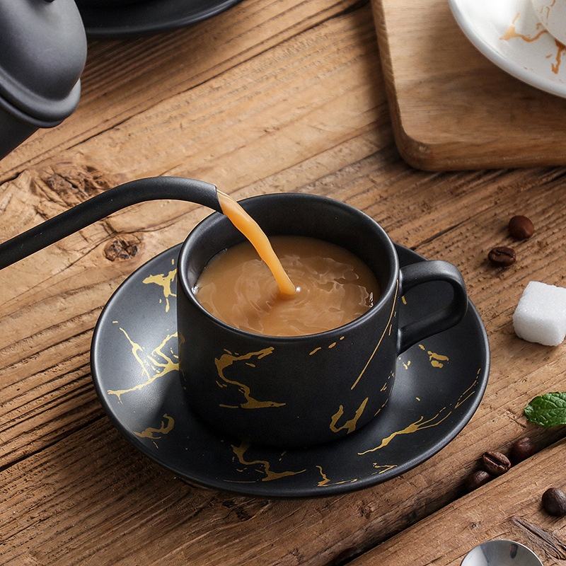 220cc porcelain coffee cup & saucer