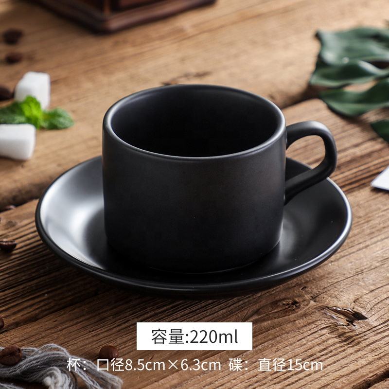 220cc porcelain coffee cup & saucer