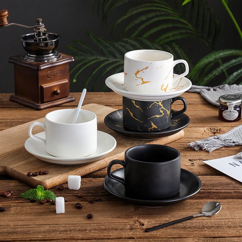 220cc porcelain coffee cup & saucer