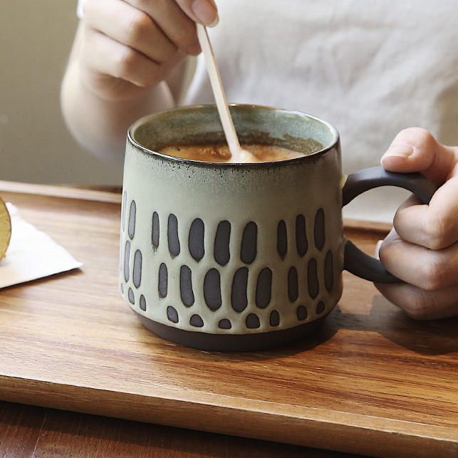 large capacity Japanese style mug